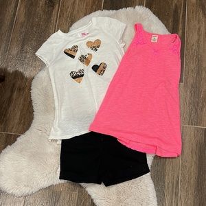 2 tops and 1 shorts